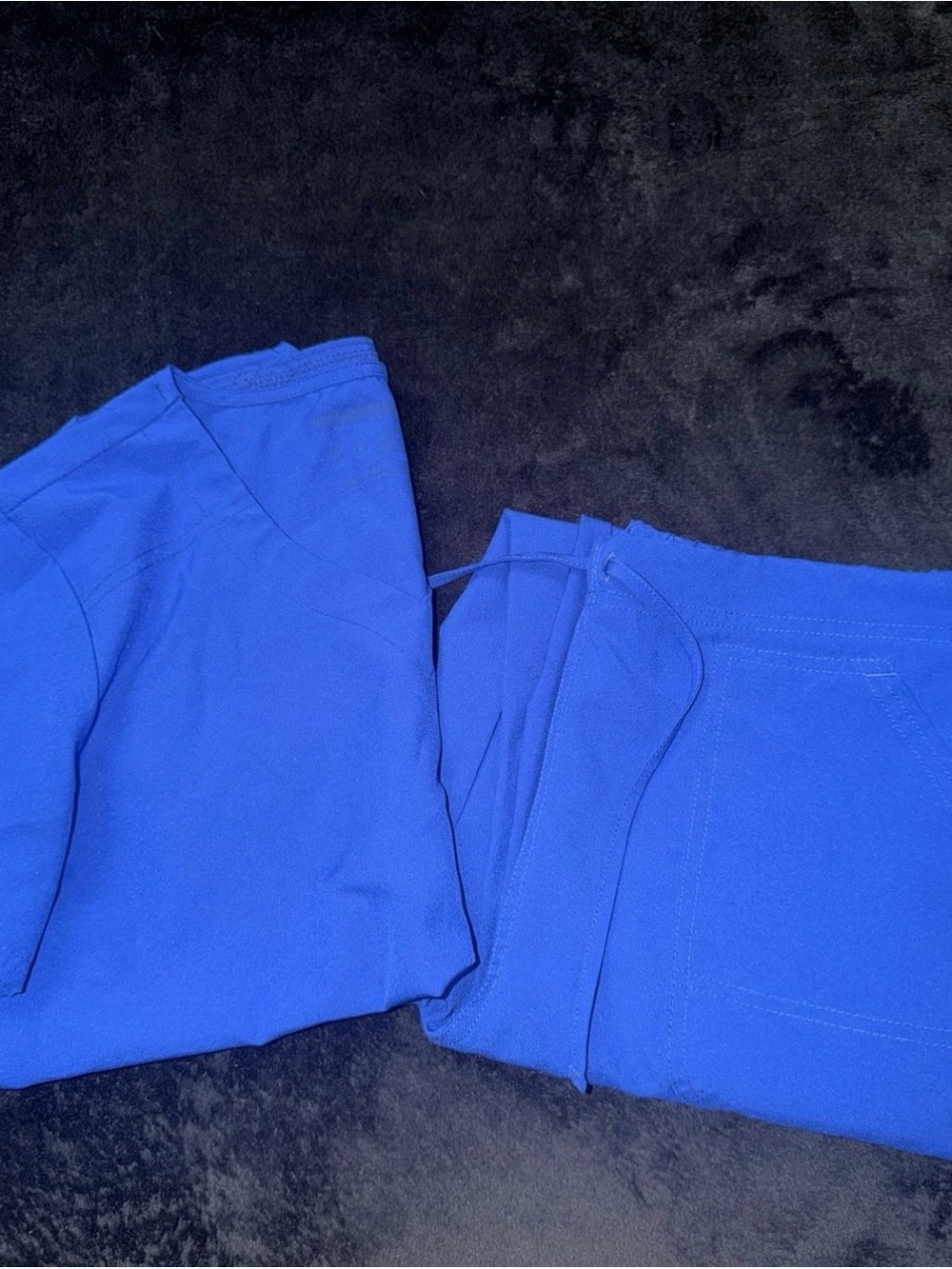 Small Blue Scrub Set